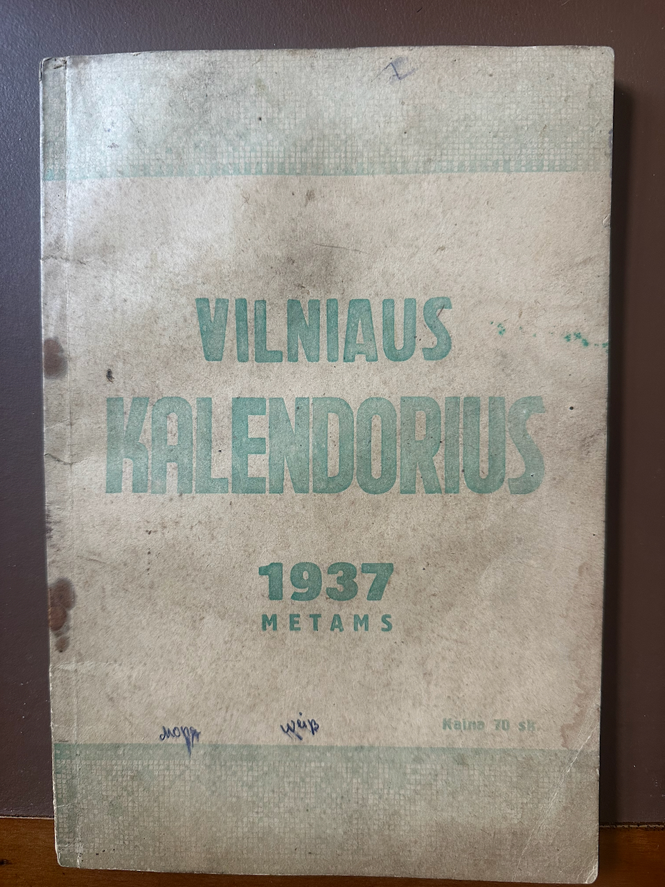 Vilniaus kalendorius 1937 metams